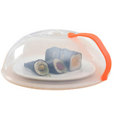 Avilo Microwave Splatter Guard in BPA-Free Polypropylene with Stem Vent and Handle – Clear View Food Cover