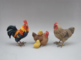 Avilo Chicken Family Garden Ornament – Farmyard Decoration for Gardens