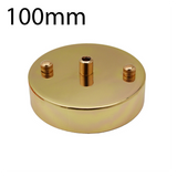 Metal Ceiling Rose, 100mm Diameter – Round Light Plate for Chandeliers and Light Fittings, 220V-240V