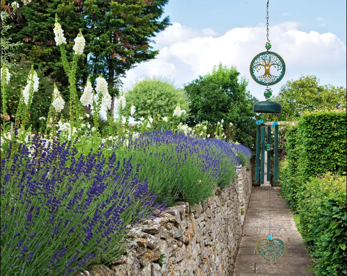 Avilo Tree of Life Windchime – Decorative Hanging Chime for Porch or Garden