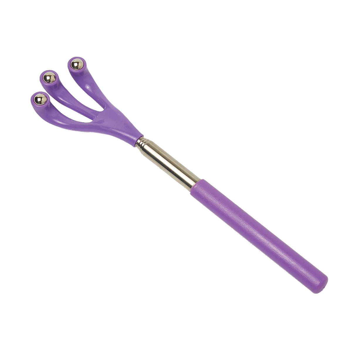 Avilo Extendable Back Scratcher with Roller Ball Ends – Reach Hard-to-Reach Itches, Handheld Massager