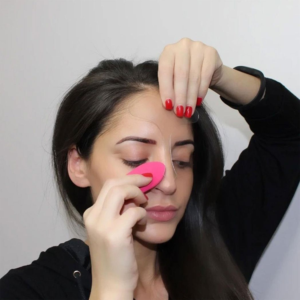 Bronzie The Ultimate Contour Stencil Set with Mini Finger Mitt – Cheekbone & Jawline Contouring