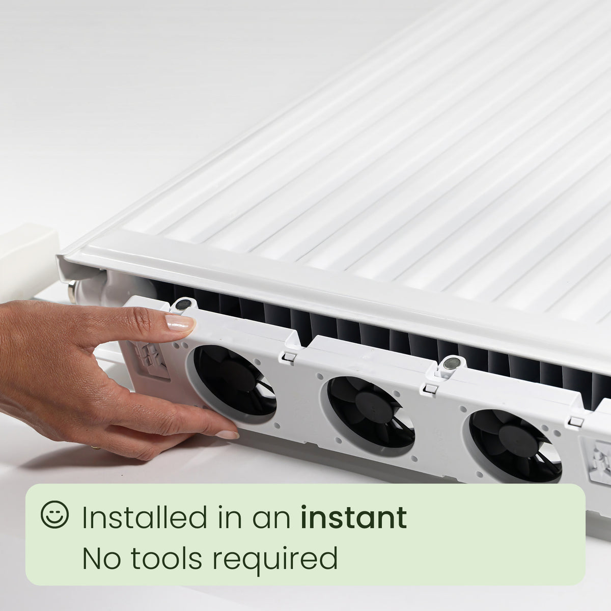 SPEEDCOMFORT Radiator Fan Extension Set – Add-On Units for Faster Room Heating and Energy Saving