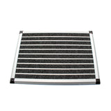 Doortex Alumat Aluminium Indoor Entrance Mat, 40 x 60cm – Dirt & Moisture Trapping Door Mat, Grey
