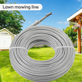 Steel Core Nylon Strimmer Line 3mm x 30m – Heavy Duty Trimmer Spool Cutting Wire for Garden Trimmers