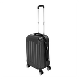 3-Piece ABS Hard Shell Luggage Set with 360° Spinner Wheels & Combination Lock – 20in, 24in, 28in, Black