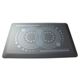 AFS-TEX 2000 Active Anti-Fatigue Mat, 50 x 80cm – Anti-Microbial Standing Mat for Office or Home, Grey