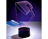 3D Acrylic Table Lamp – Clear
