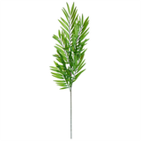 Pack of 6 Artificial Bamboo Fern Stems, 85cm with Realistic Plastic Leaves – Home Greenery Decor