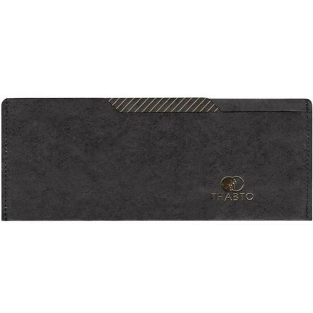 Thabto Wallet Divider Insert – Turns One Wallet Pocket into Four, Ultra-Thin Tyvek, Black and Gold