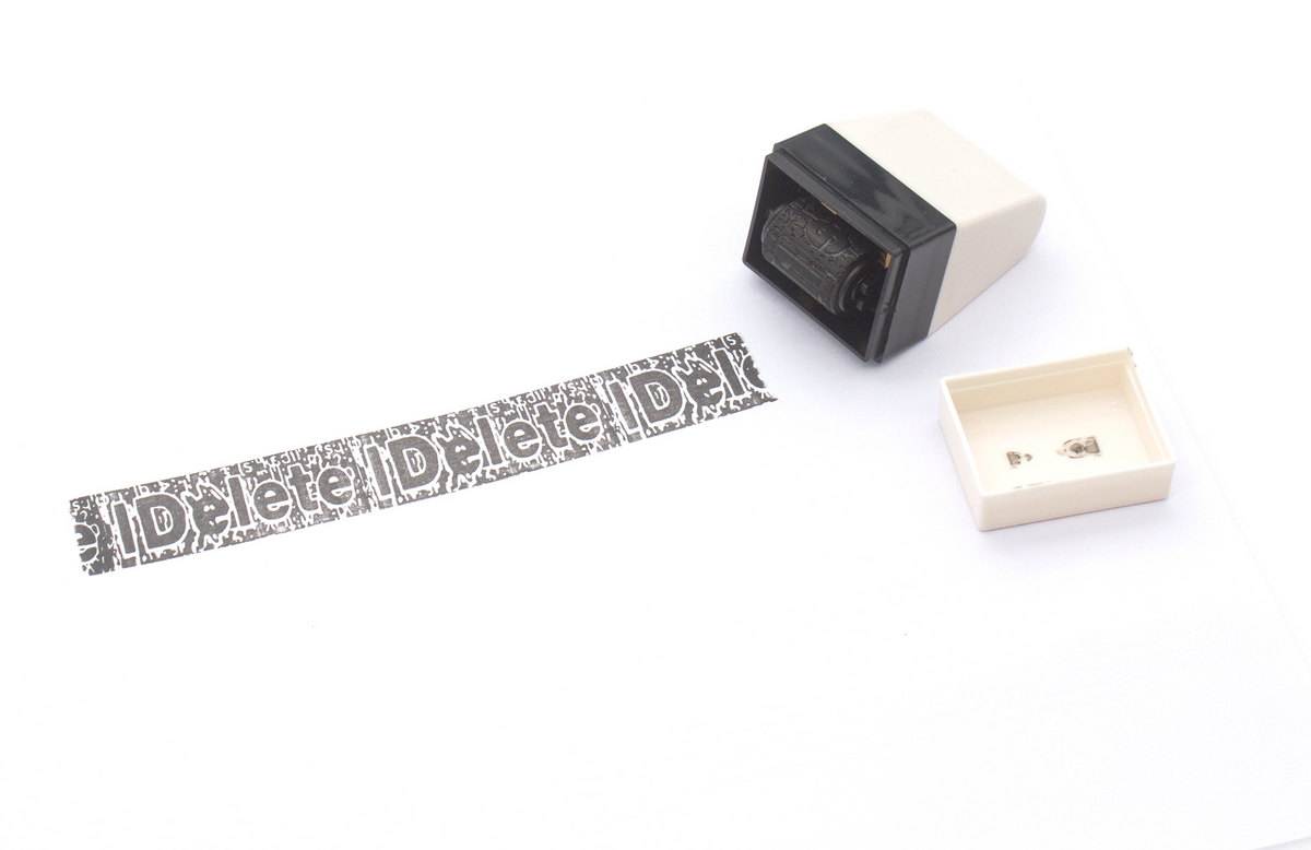 Avilo ID Roll-Up Protection Stamp – Scrambles Personal Details on Statements, Receipts and Bills