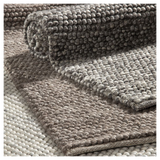 Esselle Home Delilah Wool Pebble Rug, 120 x 170cm – Soft Textured 100% Wool, Mottled Grey