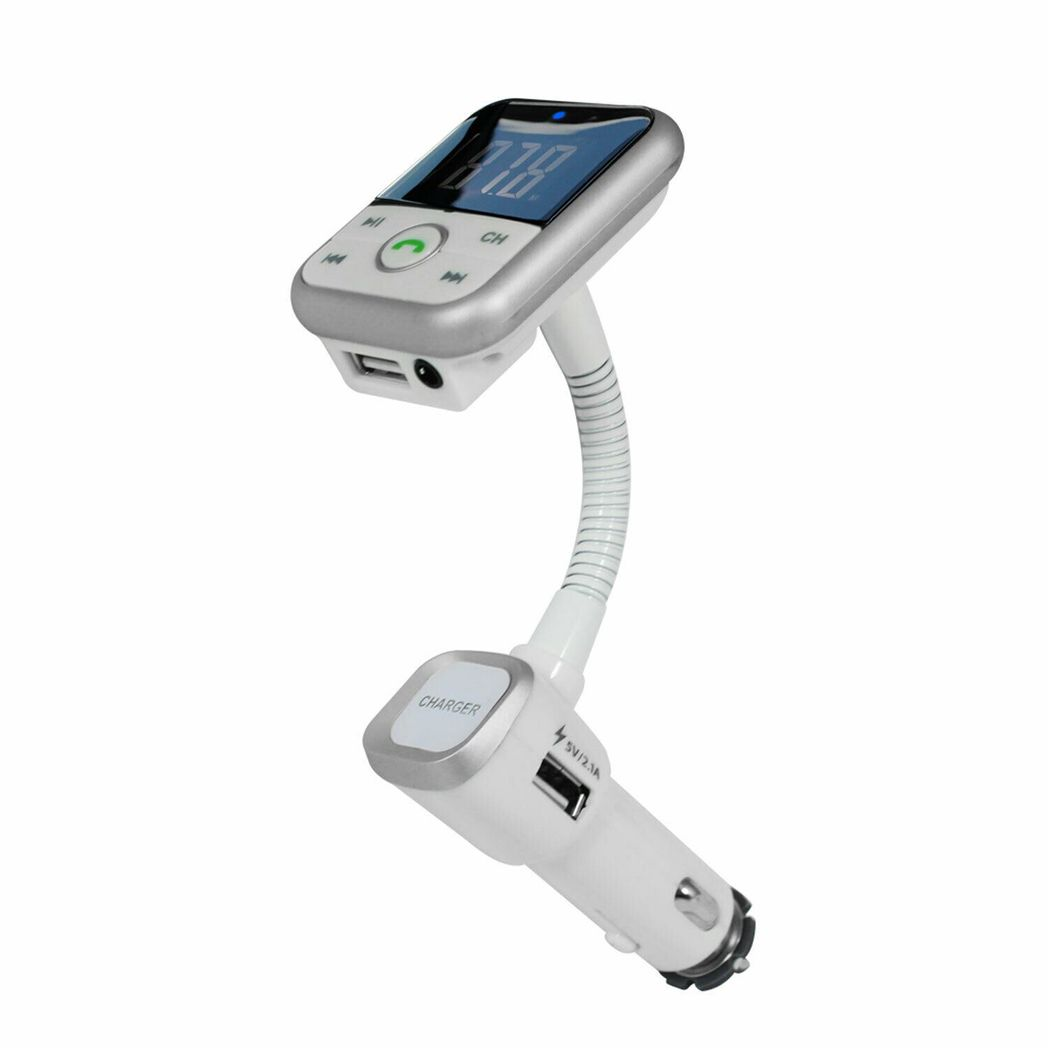 Aquarius Bluetooth Car Kit with FM Transmitter, MP3 Player & 2.1A USB Charger – Hands-Free Calling