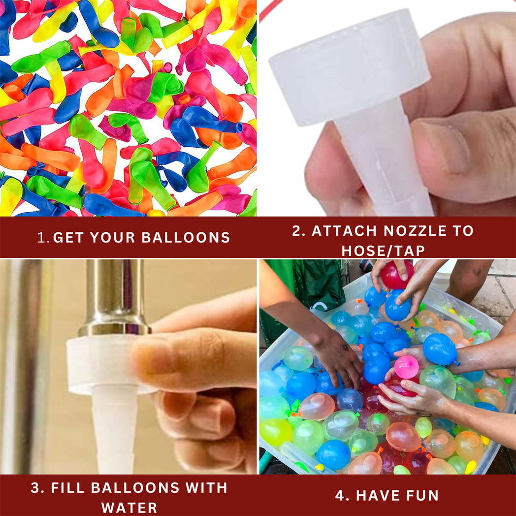 SOKA Water Bombs – Pack of 1000 Water Balloons for Big Parties, Schools & Clubs