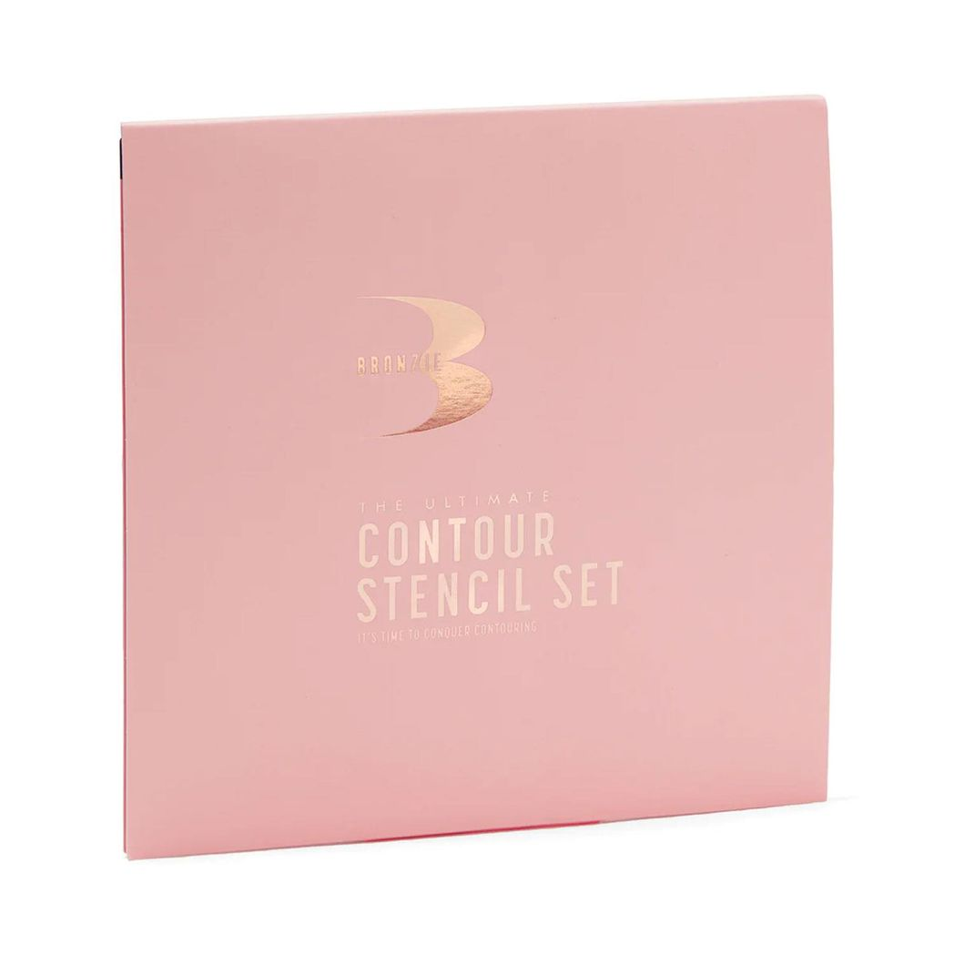 Bronzie The Ultimate Contour Stencil Set with Mini Finger Mitt – Cheekbone & Jawline Contouring