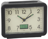 Avilo GID Alarm Clock with Temperature Display, Set of 2 – Large Face, Easy-Read Numbers