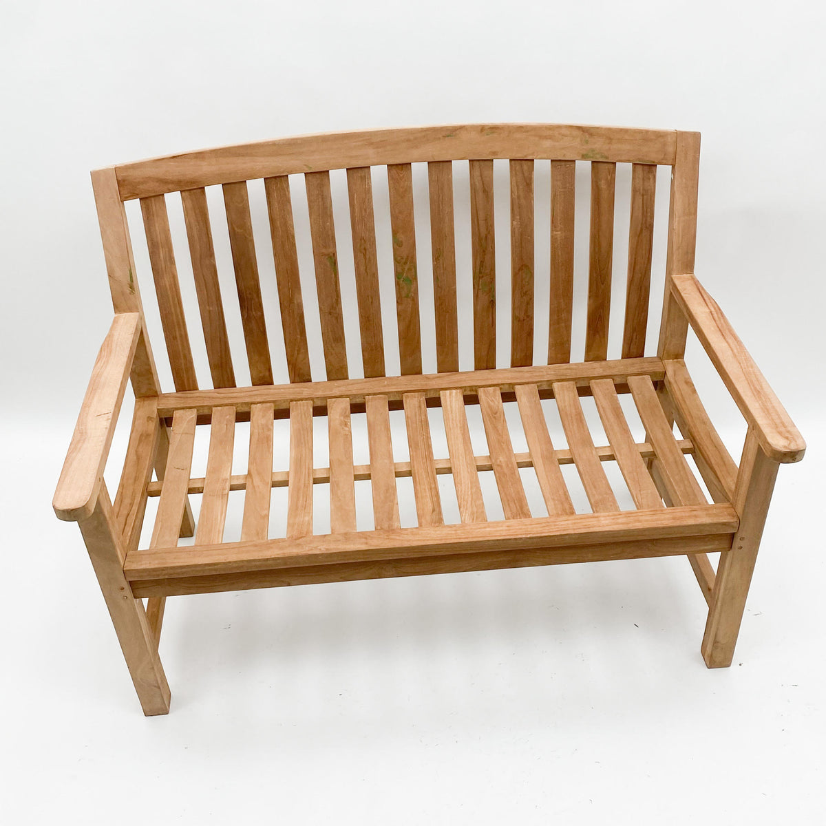 MSL Zaire 120cm Garden Bench with Decorative Design – Outdoor Seating for Two to Three, Flat Pack