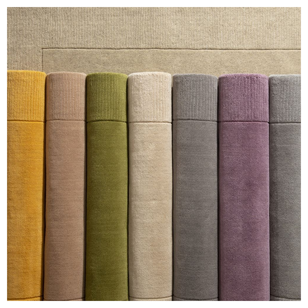 Esselle Home Esme Hand Carved Wool Runner, 60x230cm – Mayfair Collection, Mauve