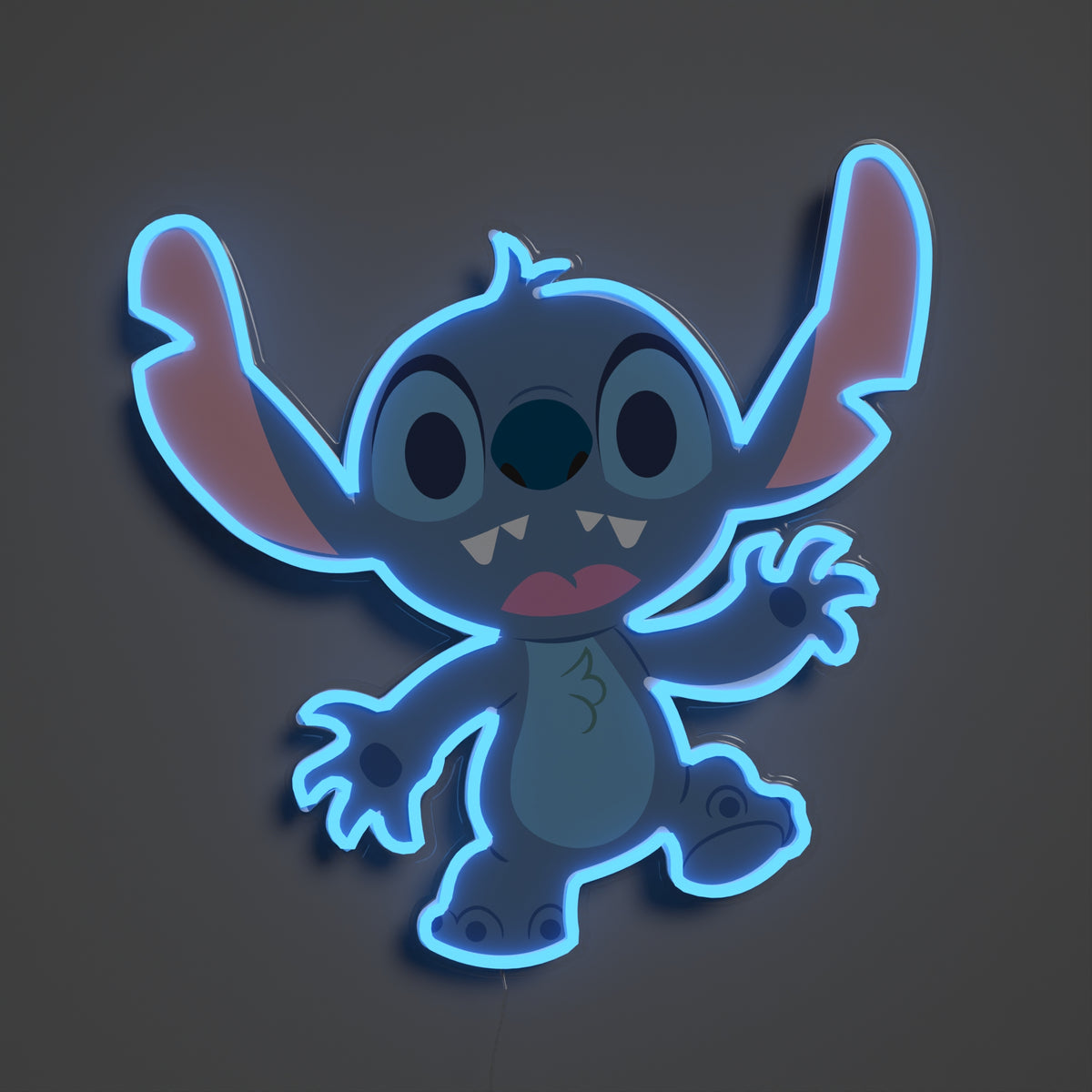 Yellowpop Disney Stitch Full Body LED Neon Sign – Officially Licensed Wall Decor & Night Light