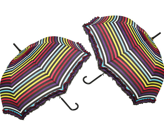 Avilo Rainbow Umbrella Set of 2 – Colourful Umbrellas to Brighten Rainy Days