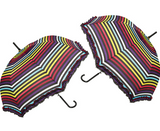 Avilo Rainbow Umbrella Set of 2 – Colourful Umbrellas to Brighten Rainy Days