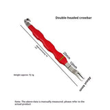 Automotive Electrical Terminal Connector Removal Tool – Dual-Ended Steel Separator with Rubber Grip for Car Repair, Red