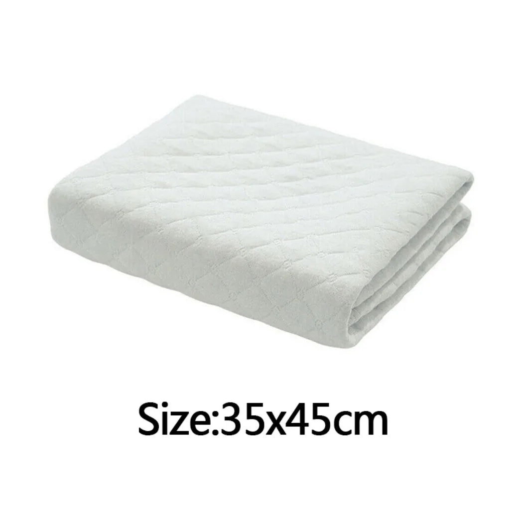 Washable Reusable Absorbent Bed Pad with Four-Layer Waterproof Backing – Incontinence Mattress Protector