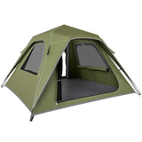 Outsunny 2-3 Person Pop Up Tent with 3000mm Waterproof Rating, UPF50 & Mesh Windows – Instant Camping Tent, Green