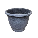 Grey Stone Style Indoor Outdoor Plastic Plant Pot – Practical Garden Planter