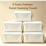 Plant Fiber Facial Cleansing Towels, 5 packs