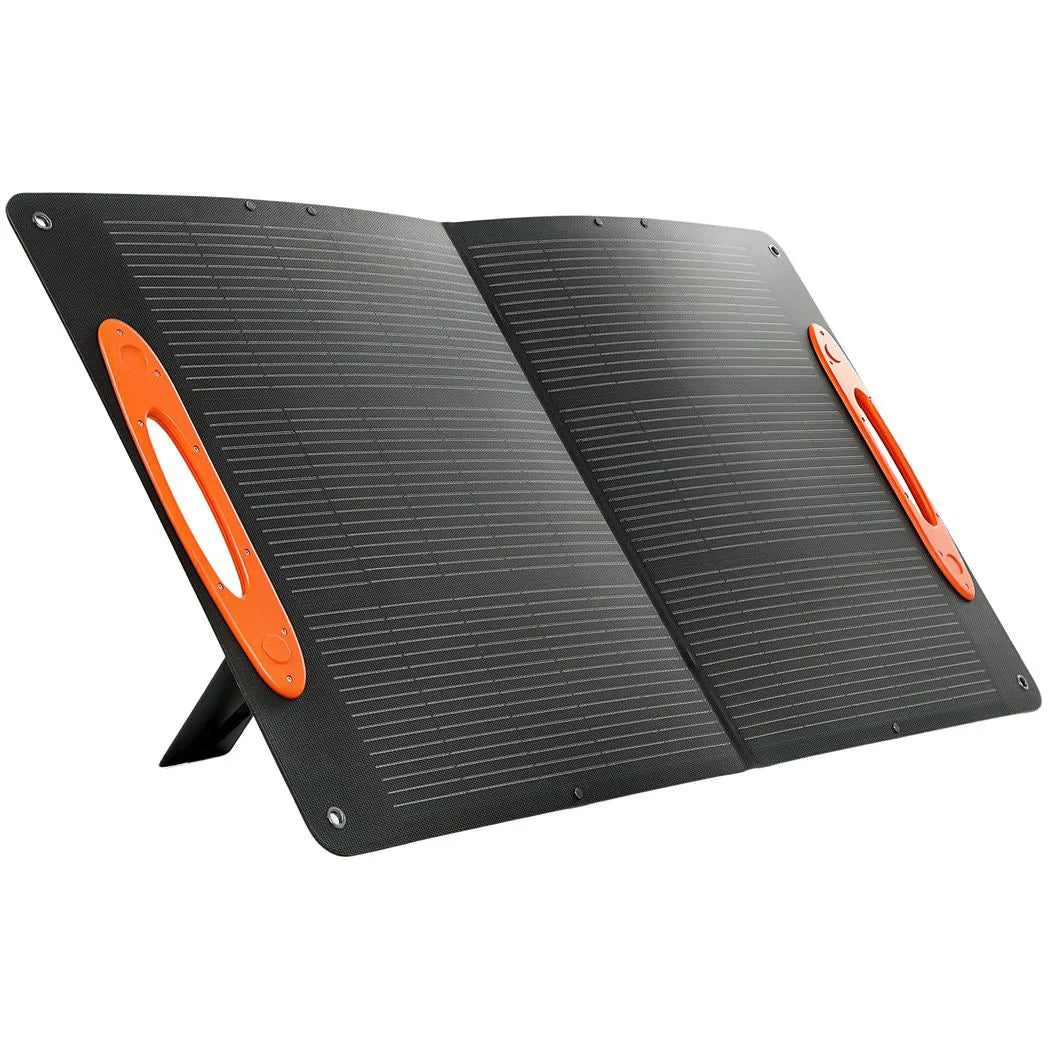 HOMCOM 100W Foldable Solar Panel with USB-A & USB-C Fast Charging – IP67 Portable Solar Charger for Camping & Hiking