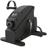 SPORTNOW Mini Exercise Bike with Stepless Resistance & LCD Monitor – Under Desk Arm & Leg Pedal Exerciser, Black