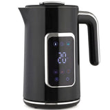 HOMCOM 1.7L 3000W Electric Kettle with LED Display, Adjustable Temperature & Keep Warm – Fast Boil Water Kettle, Black