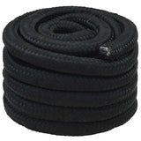 vidaXL Multipurpose Utility Rope 50 mm 5 m Black PP 15000 kg Max Load