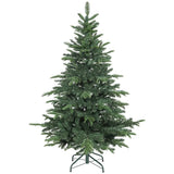 HOMCOM 5ft Artificial Christmas Tree with 772 Realistic Branches and Metal Stand – Easy Assembly, Green