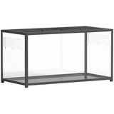 PawHut Large Hamster Cage with Openable Top, Chewproof Metal and Acrylic – For Hamsters and Gerbils, 100 x 50 cm