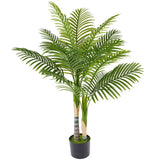 HOMCOM Artificial Palm Tree with 14 PEVA Leaves