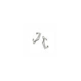 Curtain Rail Glider Hooks – White/Silver Curtain Hooks for Home DIY