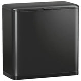 HOMCOM 8L Hanging Kitchen Bin with Lid and Removable Inner Bucket – Stainless Steel, Cabinet Door or Standing