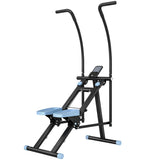 SPORTNOW Stair Stepper Vertical Climber with LCD Monitor & 3 Adjustable Pedal Heights – Full-Body Home Gym Cardio