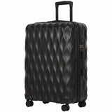 HOMCOM 28 Inch Suitcase with TSA Lock & 360° Spinner Wheels – 98L ABS Hard Shell Checked Luggage, Black