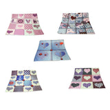 Couch Cushion Cover Case with Heart Designs, 43 x 43cm – Bedroom Cushion Cover, Assorted