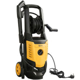 Outsunny 2200W Pressure Washer, 170 Bar with Adjustable Nozzle, Snow Foam Bottle & 6m Hose – Jet Washer, Yellow