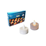 Flameless Plastic LED Tealight Candle – Home Decor Accent Lighting, White