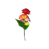 Plastic Artificial Flowers – Faux Home Decor Blooms, Assorted Colours