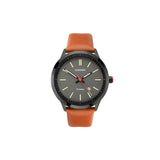 Sekonda Men's Dated Grey Dial Watch with Brown Leather Strap, 1828