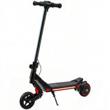 SPORTNOW Kids Electric Scooter with LED Display & RGB Lights – Foldable E-Scooter, Up to 16km/h, Black
