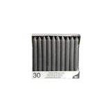 MM HOMESTORES Table Candles 8" Pack of 30 – Dining & Home Decor, Grey