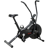 SPORTNOW Exercise Bike with Adjustable Seat, LCD Display and Silent Belt Drive – Home Gym Cardio