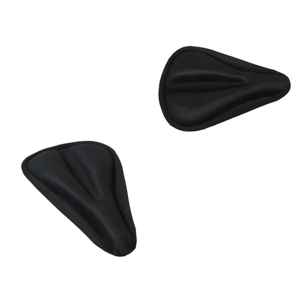 Soft Cushioned Wide Bicycle Saddle Seat, 26 x 26cm – Comfort Ride Bike Seat, Black